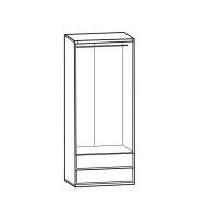 Dulap KASPIAN SZF2D2S-BI/WE